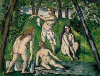 Quatre baigneurs, 1876-77